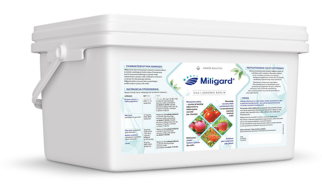 new Miligard Innowacyjny Nawóz Fosforowo-potasowy Miligard 5kg plant growth promoter