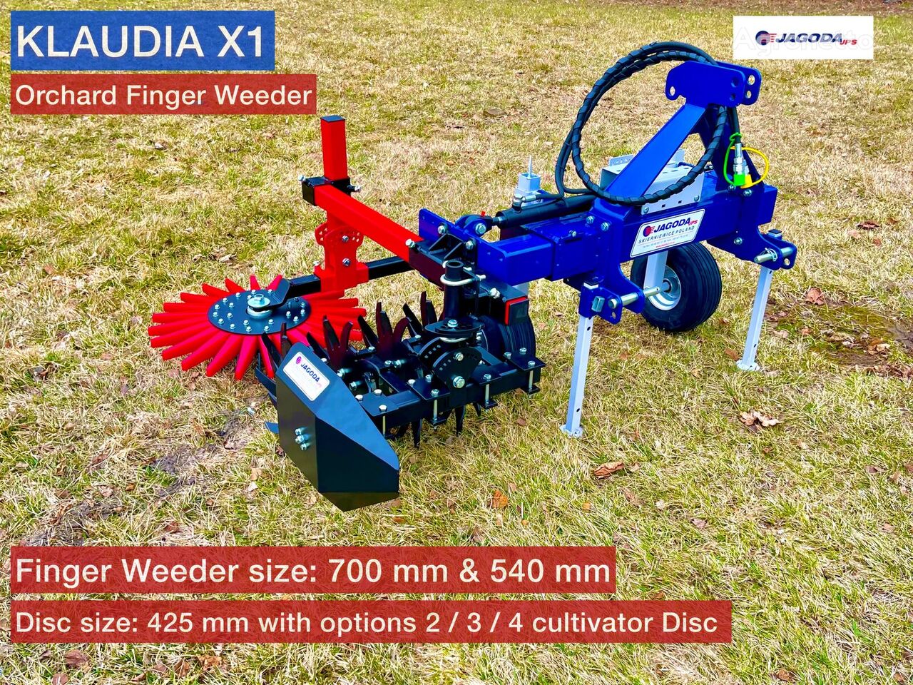 new Jagoda Fingerhacke / Cultivateur / Finger Weeder / Deshierbadora cultivator