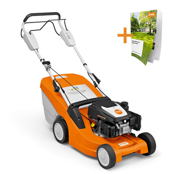new Stihl Rm 443 T Z  lawn mower