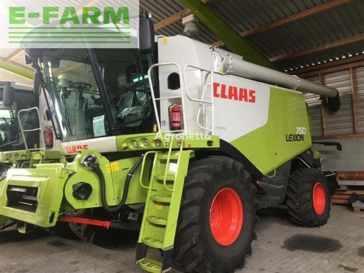 Claas grain harvester