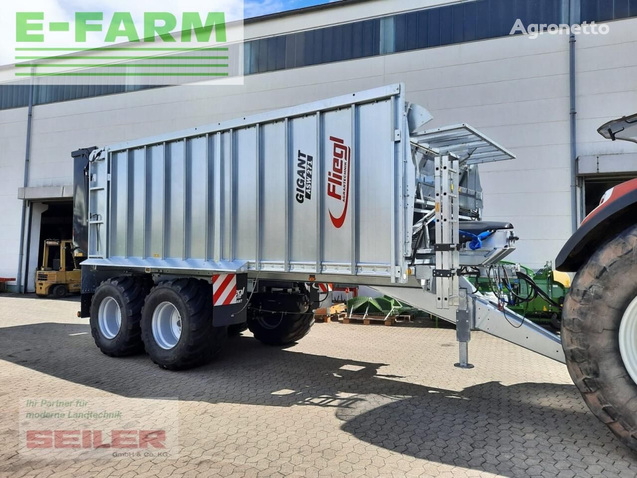 fliegl asw 271 c fox 35m³ 21t lenkachse 26,5" self-loading wagon