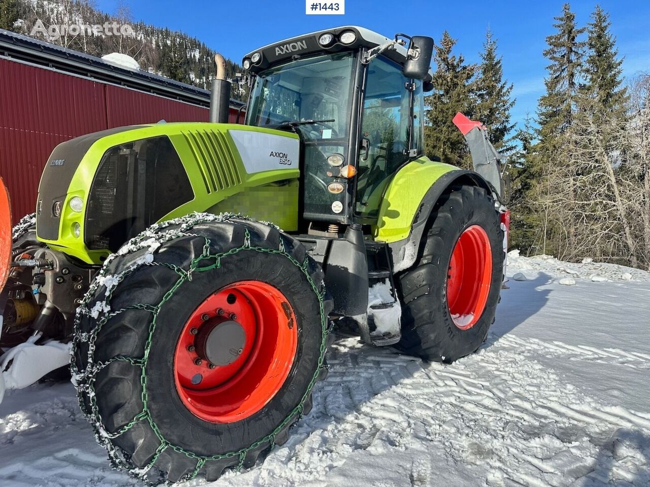 Claas Axion 850 wheel tractor