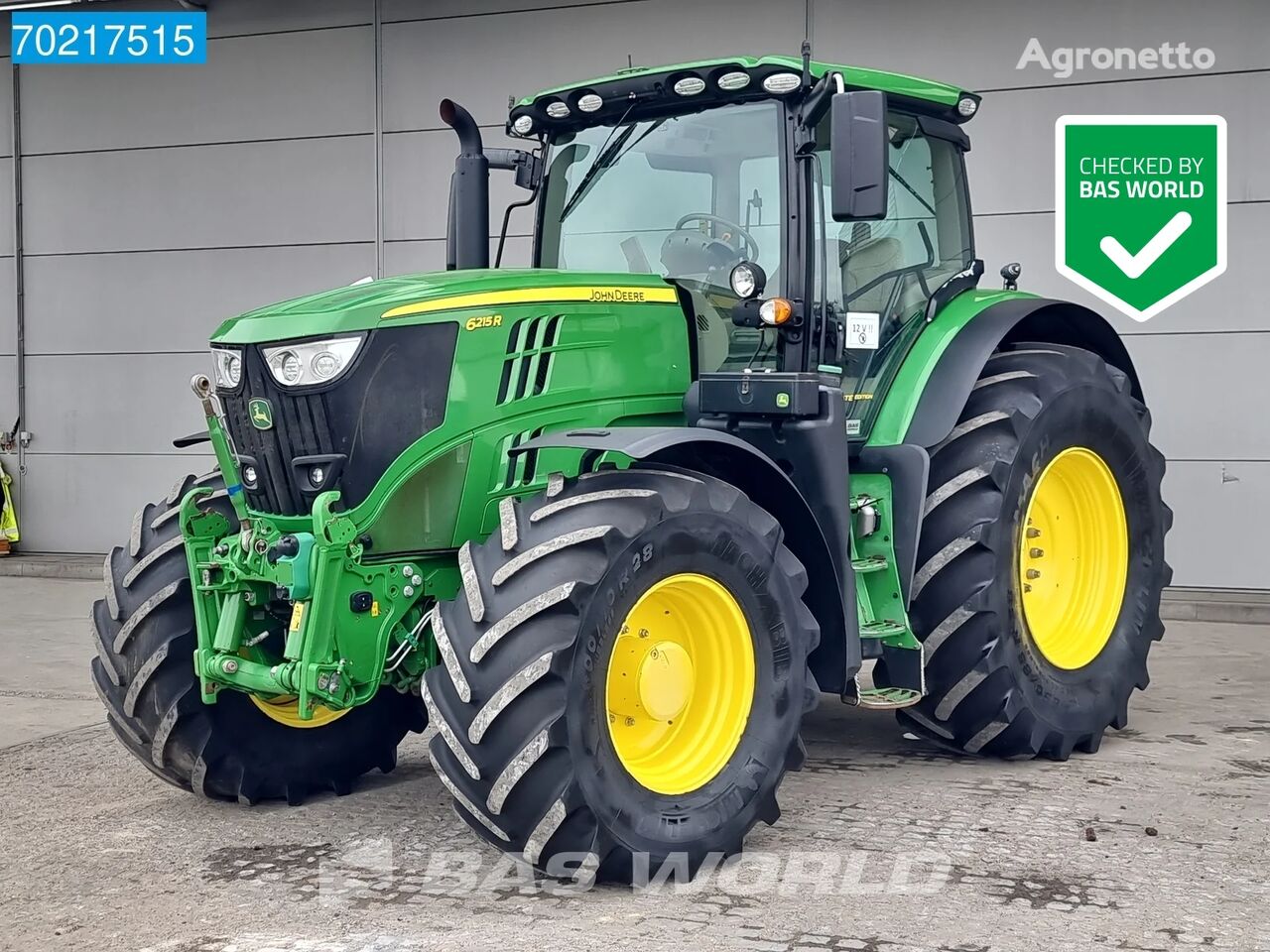John Deere 6215R AP 4X4 AUTOTRAC READY - COMMAND ARM - TLS wheel tractor