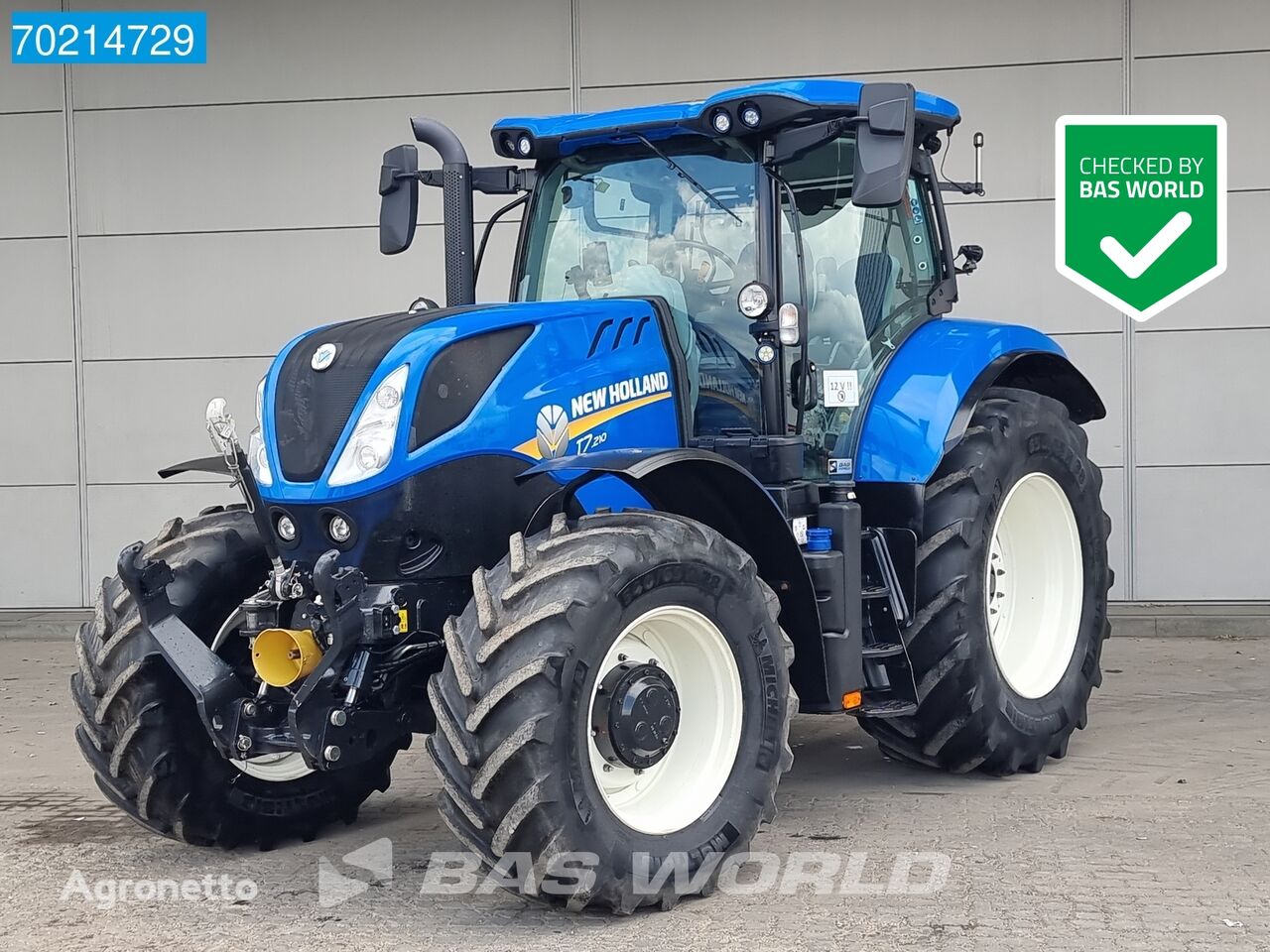 New Holland T7.210 4X4 SIDEWINDER - GPS wheel tractor